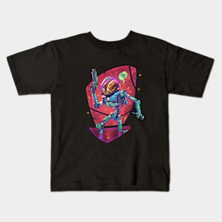 Halloween Pumpinghead bot Kids T-Shirt